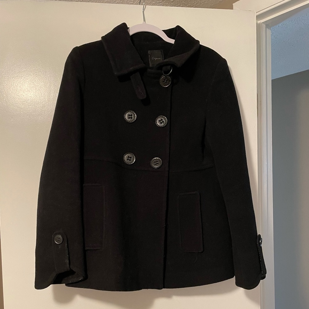 Express pea coat size small